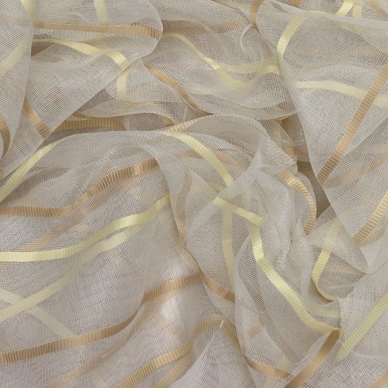 Asgard V--1 Wholesale Striped Transparent Tulle Curtain Fabrics Living Room and Bedroom Curtains 7 Models 100% Polyester