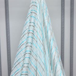 Asgard V-10 Wholesale Striped Transparent Tulle Curtain Fabrics Living Room and Bedroom Curtains 7 Models 100% Polyester