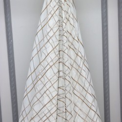 Asgard V-13 Wholesale Striped Transparent Tulle Curtain Fabrics Living Room and Bedroom Curtains 7 Models 100% Polyester