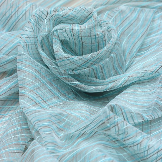 Sofia V-10 Wholesale Transparent Tulle Curtain Fabrics Living Room and Bedroom Curtains 4 Models 100% Polyester