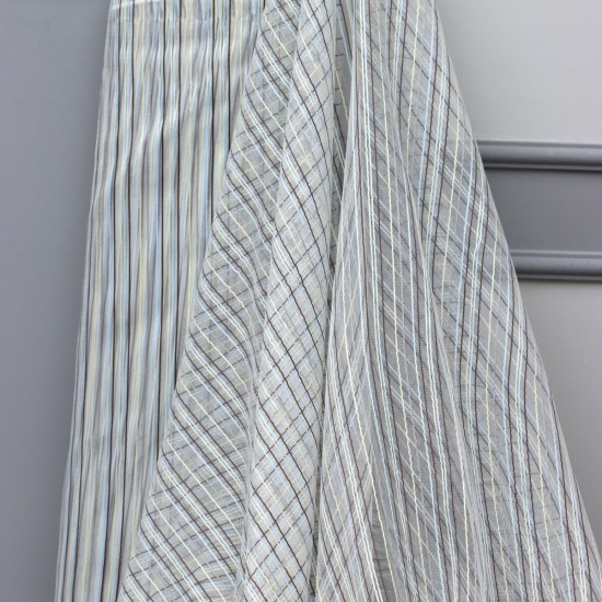 Sofia V-11 Wholesale Transparent Tulle Curtain Fabrics Living Room and Bedroom Curtains 4 Models 100% Polyester