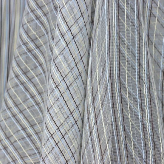 Sofia V-11 Wholesale Transparent Tulle Curtain Fabrics Living Room and Bedroom Curtains 4 Models 100% Polyester