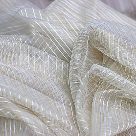 23960 V-6  Wholesale Transparent Tulle Curtain Fabrics Living Room and Bedroom Curtains 4 Models 100% Polyester