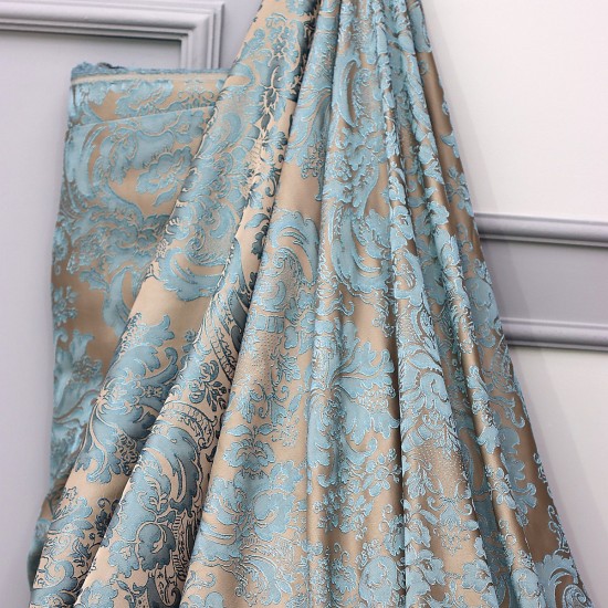 Daria V-383 Wholesale Jacquard Background Curtain Fabrics Living Room and Bedroom Curtains 6 Models 100% Polyester