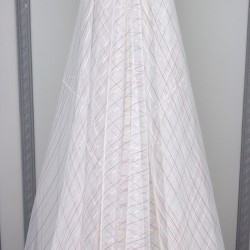 27011 V-3 Wholesale Transparent Tulle Curtain Fabrics Living Room and Bedroom Curtains 2 Models 100% Polyester