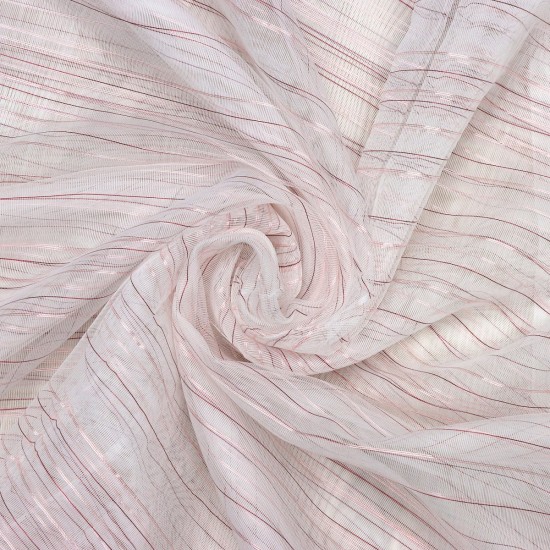 27011 V-3 Wholesale Transparent Tulle Curtain Fabrics Living Room and Bedroom Curtains 2 Models 100% Polyester