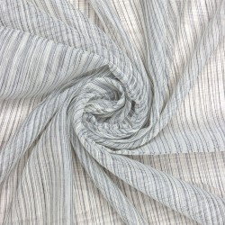 Loth V-3 Wholesale Striped Transparent Tulle Curtain Fabrics Living Room and Bedroom Curtains 5 Models 100% Polyester