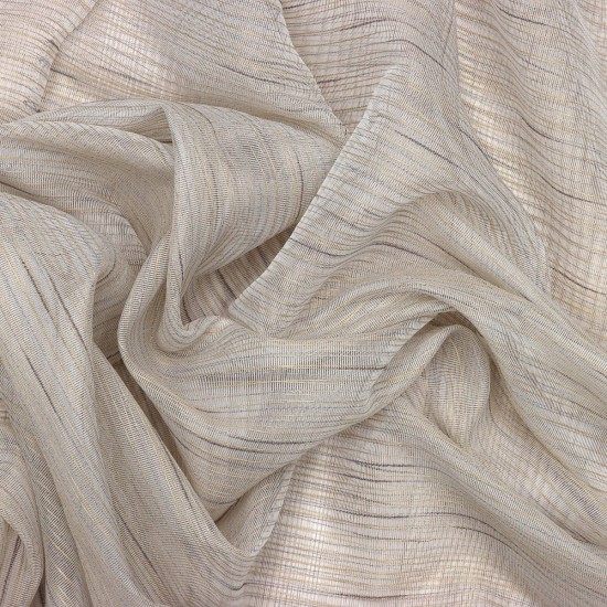 Charlie V--1 Wholesale Striped Transparent Tulle Curtain Fabrics Living Room and Bedroom Curtains 6 Models 100% Polyester