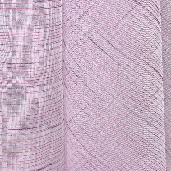 Charlie V-2 Wholesale Striped Transparent Tulle Curtain Fabrics Living Room and Bedroom Curtains 6 Models 100% Polyester