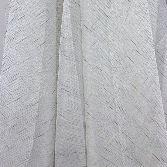 Charlie V-4 Wholesale Striped Transparent Tulle Curtain Fabrics Living Room and Bedroom Curtains 6 Models 100% Polyester