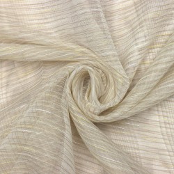 Charlie V-6 Wholesale Striped Transparent Tulle Curtain Fabrics Living Room and Bedroom Curtains 6 Models 100% Polyester