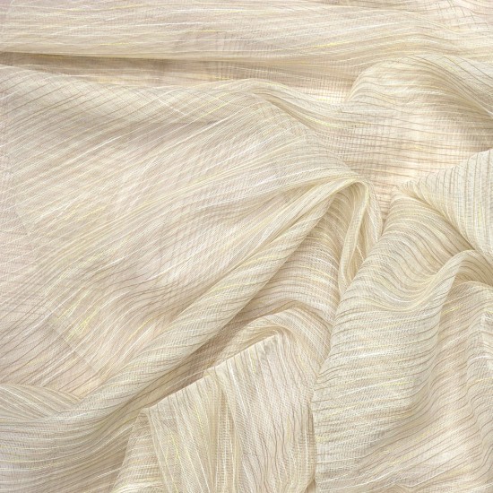 Charlie V-6 Wholesale Striped Transparent Tulle Curtain Fabrics Living Room and Bedroom Curtains 6 Models 100% Polyester