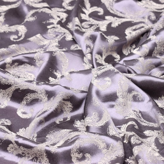 Anariel V-205 Wholesale Patterned Satin Background Curtain Fabrics Living Room and Bedroom Curtains 4 Models 100% Polyester