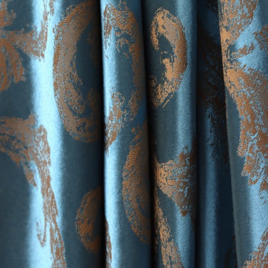 Anariel V-206 Wholesale Patterned Satin Background Curtain Fabrics Living Room and Bedroom Curtains 4 Models 100% Polyester
