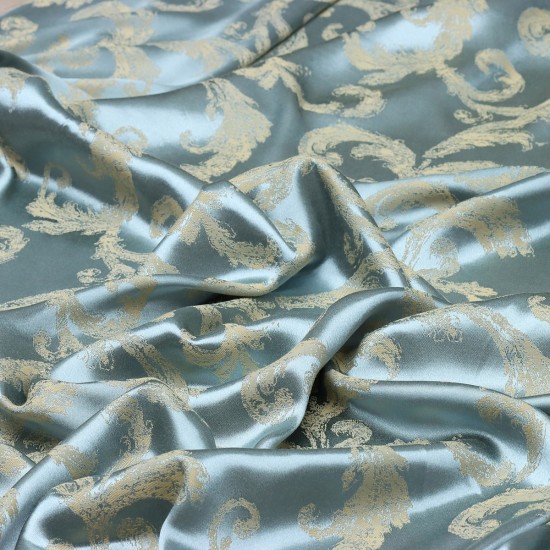 Anariel V-647 Wholesale Patterned Satin Background Curtain Fabrics Living Room and Bedroom Curtains 4 Models 100% Polyester