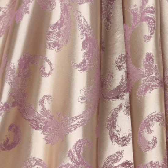 Anariel V-738 Wholesale Patterned Satin Background Curtain Fabrics Living Room and Bedroom Curtains 4 Models 100% Polyester