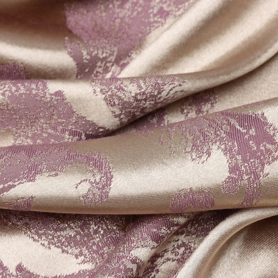 Anariel V-738 Wholesale Patterned Satin Background Curtain Fabrics Living Room and Bedroom Curtains 4 Models 100% Polyester