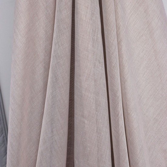 Khan V-17 Wholesale Linen Tulle Curtain Fabrics Living Room and Bedroom Curtains 16 Models 100% Polyester