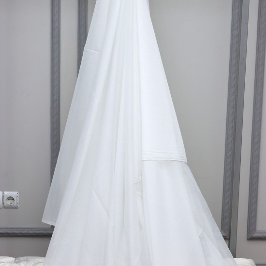 33254 Wholesale Transparent Tulle Curtain Fabrics Living Room and Bedroom Curtains 100% Polyester