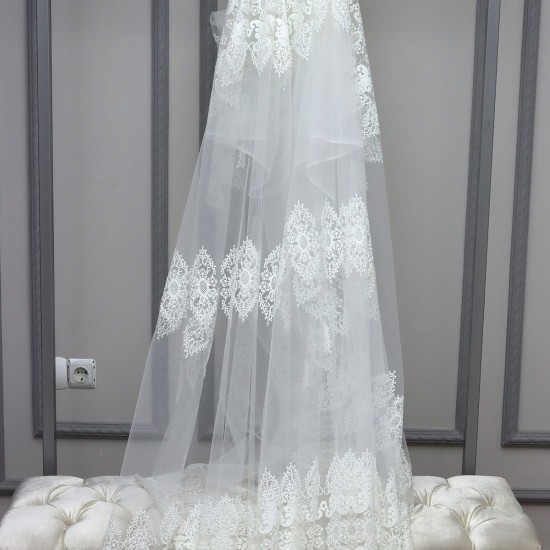 40665 Wholesale Brode Tulle Curtain Fabrics Living Room and Bedroom Curtains  100% Polyester