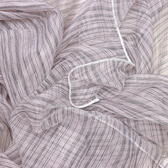 43014 V-2 Wholesale Transparent Tulle Curtain Fabrics Living Room and Bedroom Curtains 5 Models 100% Polyester