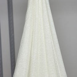 4712 Wholesale Raschel Plain Knitted Tulle Curtain Fabrics Living Room and Bedroom Curtains  100% Polyester