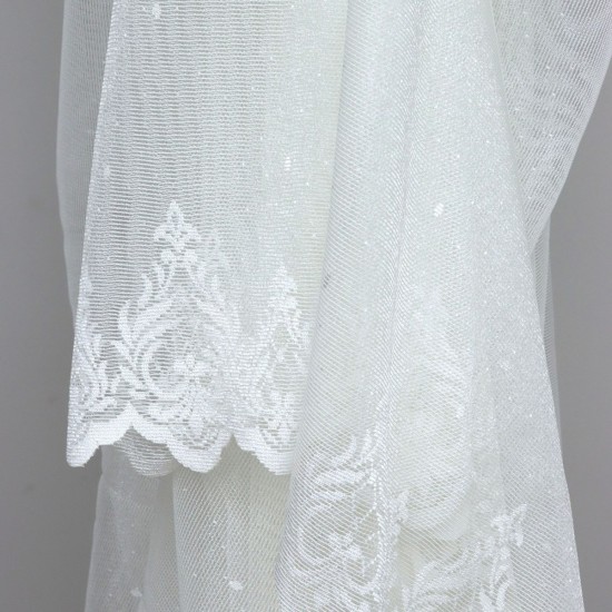 Nina Wholesale Raschel Plain Knitted Tulle Curtain Fabrics Living Room and Bedroom Curtains 100% Polyester