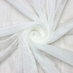 Nina Wholesale Raschel Plain Knitted Tulle Curtain Fabrics Living Room and Bedroom Curtains 100% Polyester