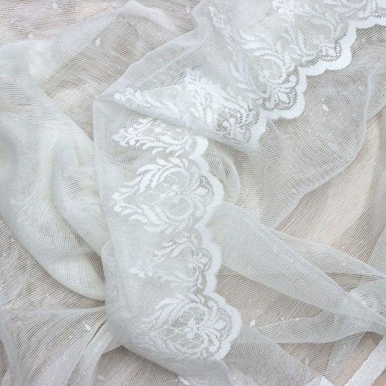 Nina Wholesale Raschel Plain Knitted Tulle Curtain Fabrics Living Room and Bedroom Curtains 100% Polyester