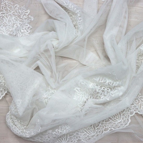 4889 Wholesale Brode Tulle Curtain Fabrics Living Room and Bedroom Curtains 100% Polyester