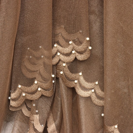 Rio V-2698 Wholesale Raschel Plain Knitted Tulle Curtain Fabrics Living Room and Bedroom Curtains 8 Models 100% Polyester