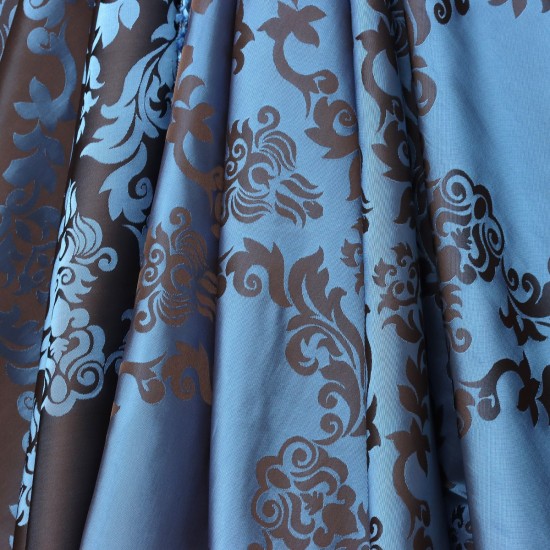 5556 V-1 Wholesale Jacquard Background Curtain Fabrics Living Room and Bedroom Curtains 4 Models 100% Polyester