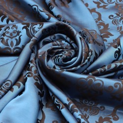 5556 V-1 Wholesale Jacquard Background Curtain Fabrics Living Room and Bedroom Curtains 4 Models 100% Polyester