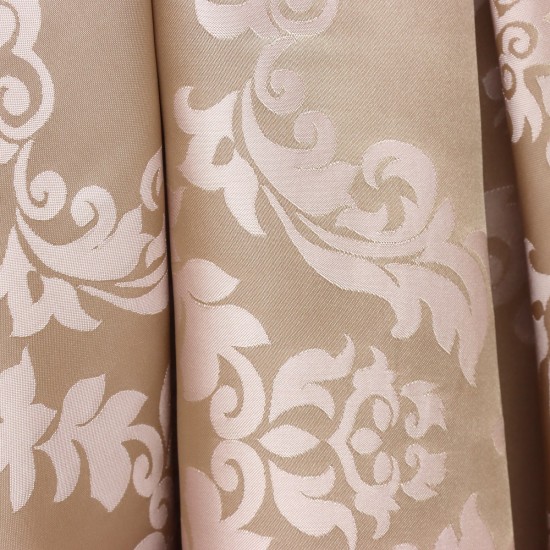 5556 V-3 Wholesale Jacquard Background Curtain Fabrics Living Room and Bedroom Curtains 4 Models 100% Polyester