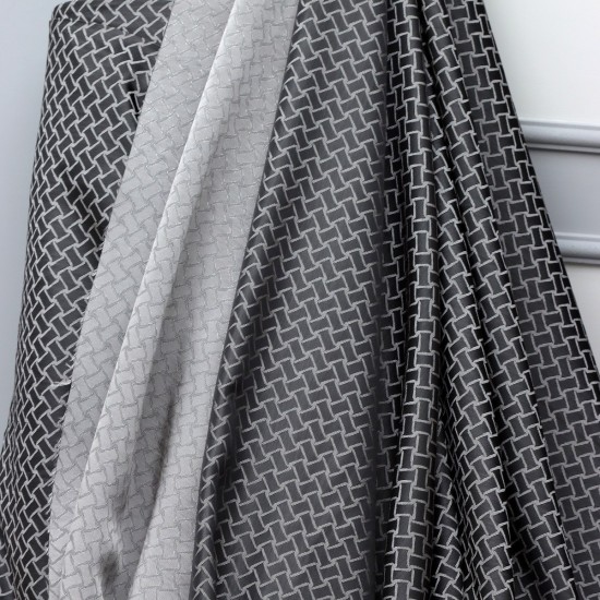 Aika V-7 Wholesale Jacquard Background Curtain Fabrics Living Room and Bedroom Curtains 5 Models 100% Polyester