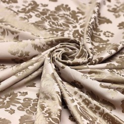 60090 V-3009 Wholesale Micro Satin Weave Background Curtain Fabrics Living Room and Bedroom Curtains 3 Models 100% Polyester