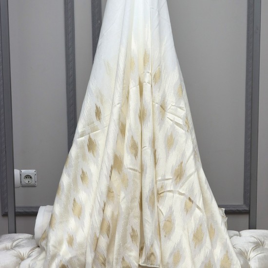 Rosita V-1 Wholesale Jacquard Woven Tulle Curtain Fabrics Living Room and Bedroom Curtains 3 Models 100% Polyester