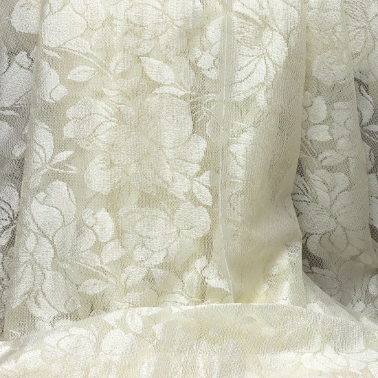 Bennet V-L-11257 Wholesale Raschel Plain Knitted Tulle Curtain Fabrics Living Room and Bedroom Curtains 3 Models 100% Polyester