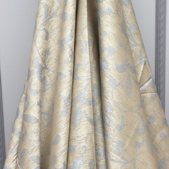 Ethan V-3008 Wholesale Patterned Satin Background Curtain Fabrics Living Room and Bedroom Curtains 5 Models 100% Polyester