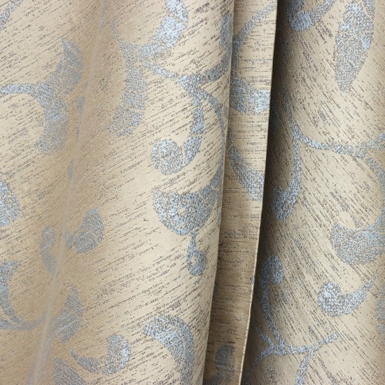Ethan V-3008 Wholesale Patterned Satin Background Curtain Fabrics Living Room and Bedroom Curtains 5 Models 100% Polyester