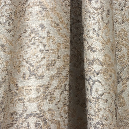 Deep V-3006 Wholesale Satin Weave Background Curtain Fabrics Living Room and Bedroom Curtains 5 Models 100% Polyester
