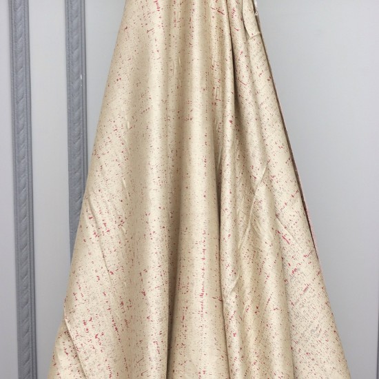 Taisiya V-3009 Wholesale Satin Weave Background Curtain Fabrics Living Room and Bedroom Curtains 6 Models 100% Polyester