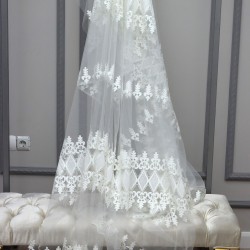 8404 Wholesale Brode Tulle Curtain Fabrics Living Room and Bedroom Curtains 100% Polyester