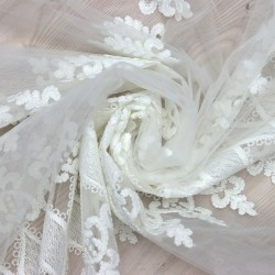 8404 Wholesale Brode Tulle Curtain Fabrics Living Room and Bedroom Curtains 100% Polyester