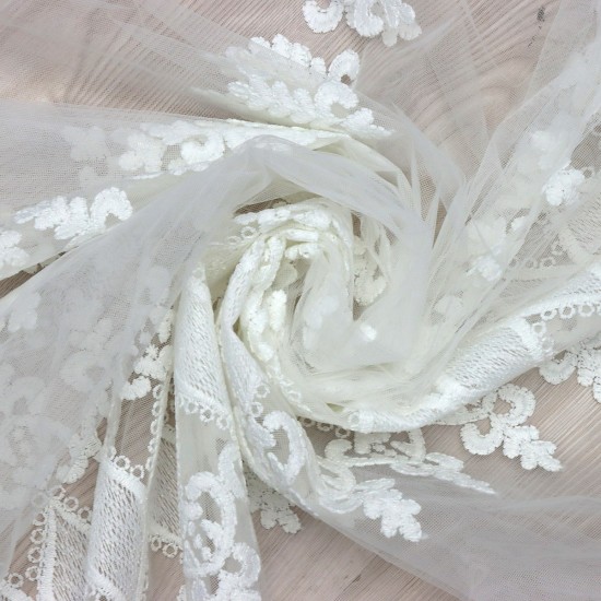 8404 Wholesale Brode Tulle Curtain Fabrics Living Room and Bedroom Curtains 100% Polyester