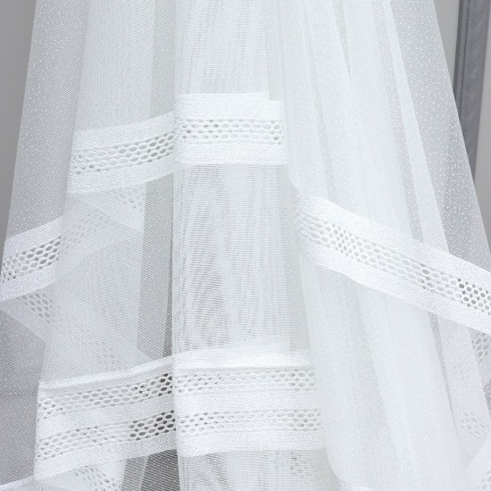 Ulyana Wholesale Raschel Plain Knitted Tulle Curtain Fabrics Living Room and Bedroom Curtains  100% Polyester