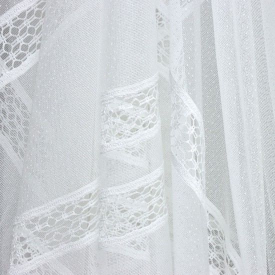 Tony Wholesale Raschel Plain Knitted Tulle Curtain Fabrics Living Room and Bedroom Curtains  100% Polyester