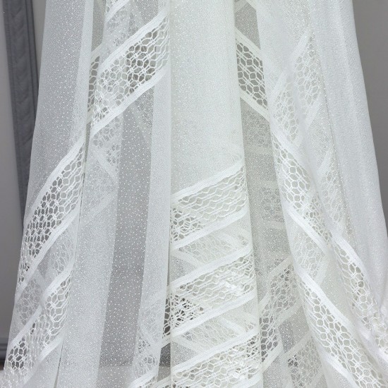 8522  Wholesale Raschel Plain Knitted Tulle Curtain Fabrics Living Room and Bedroom Curtains  100% Polyester 144 cm