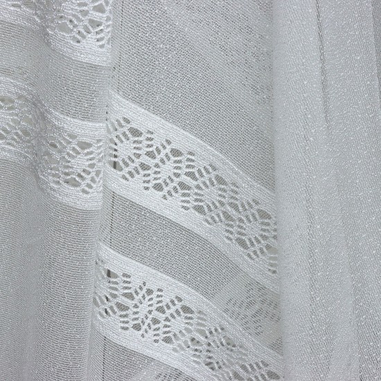 8524 Wholesale Raschel Plain Knitted Tulle Curtain Fabrics Living Room and Bedroom Curtains  100% Polyester 144cm