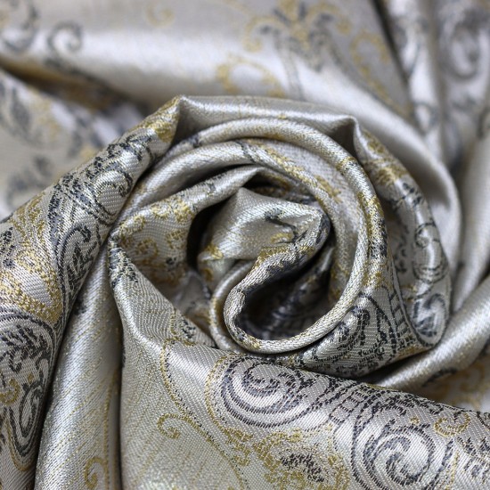 Ameline V-1 Wholesale Jacquard Background Curtain Fabrics Living Room and Bedroom Curtains 4 Models 100% Polyester